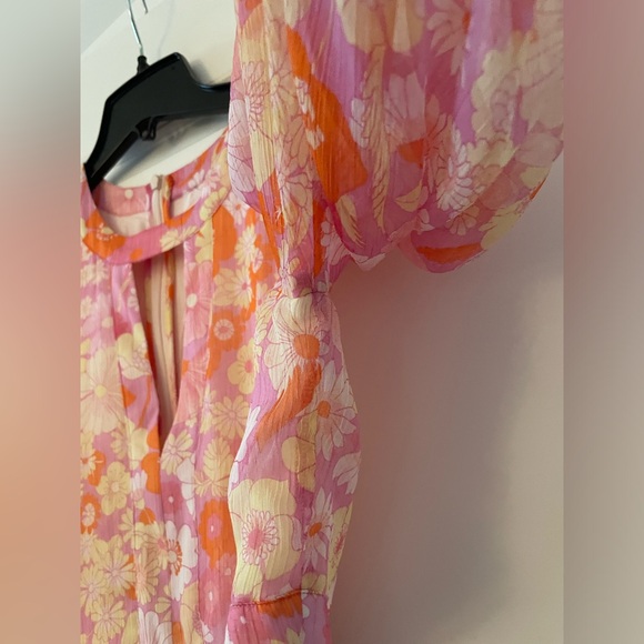 Maje Riso Floral Maxi Dress Size 40 (10 US) - Picture 8 of 12